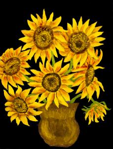 Presenting new collection of paintings Sunflowers